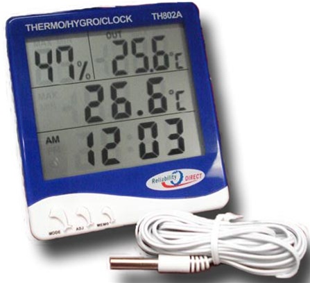 TH 802 A Termometre - Nem Ölçüm Cihazı Higrometre